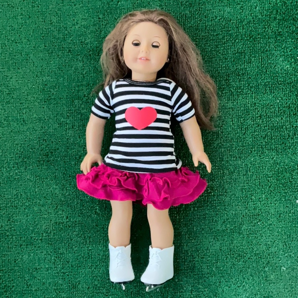 American Girl Roller Skates Doll 18”